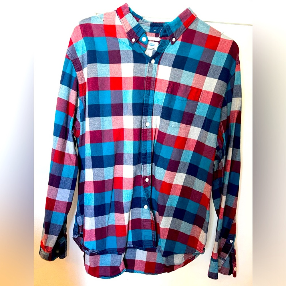 Men’s Old Navy XXXL Long Sleeved Button Up Shirt - Slim Fit